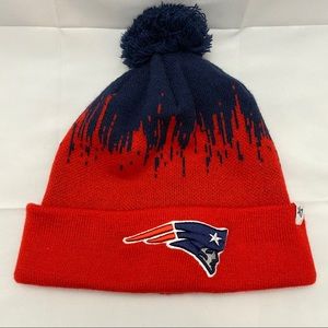 New England Patriots ‘47 Brand Pom Beanie